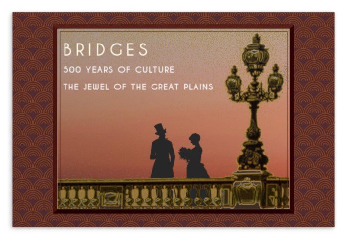 Bridges Postcard - Patricia Loofbourrow