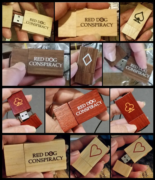 [PREORDER] 8 GB Red Dog Conspiracy Flash Drives - Patricia Loofbourrow