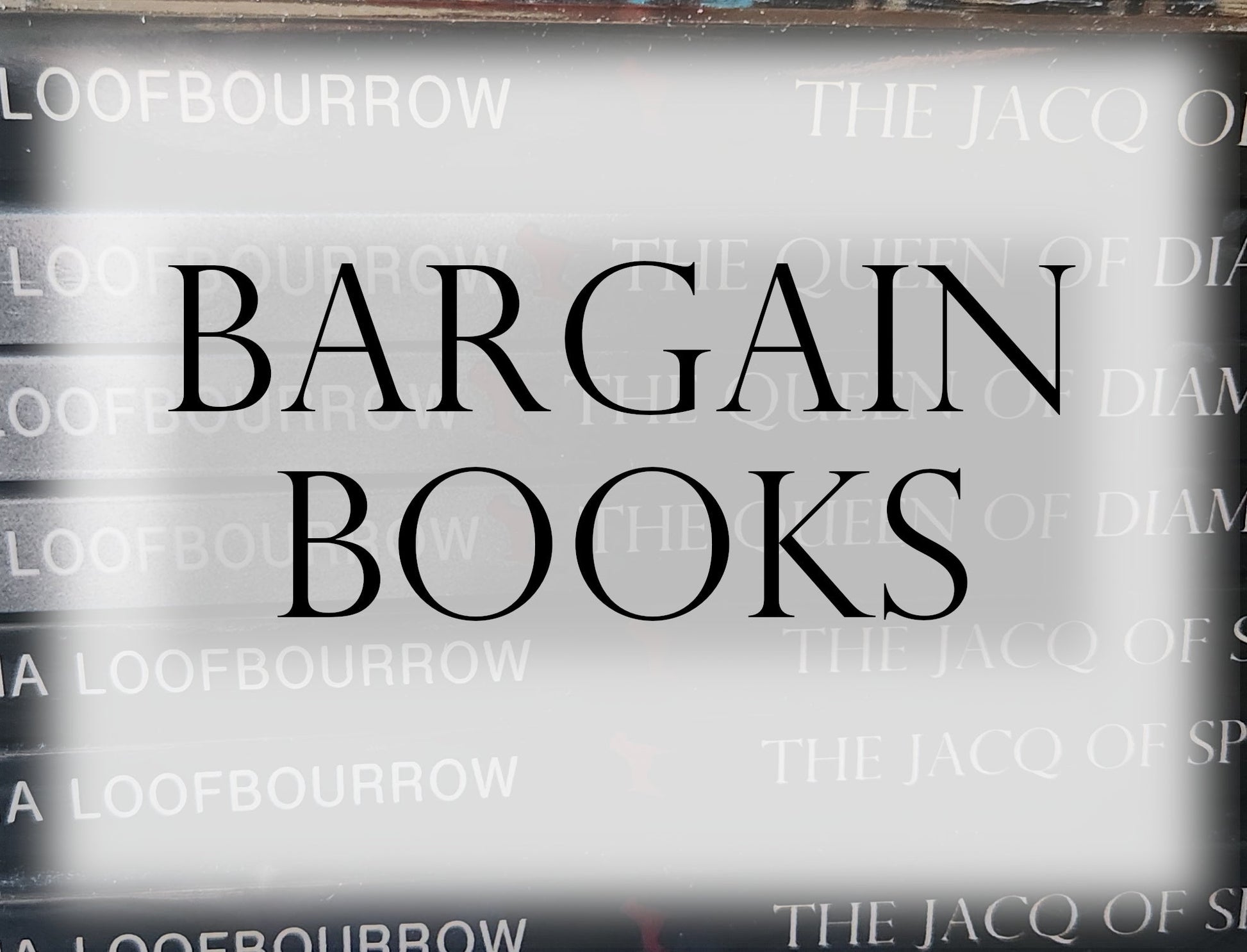 Bargain books - Patricia Loofbourrow