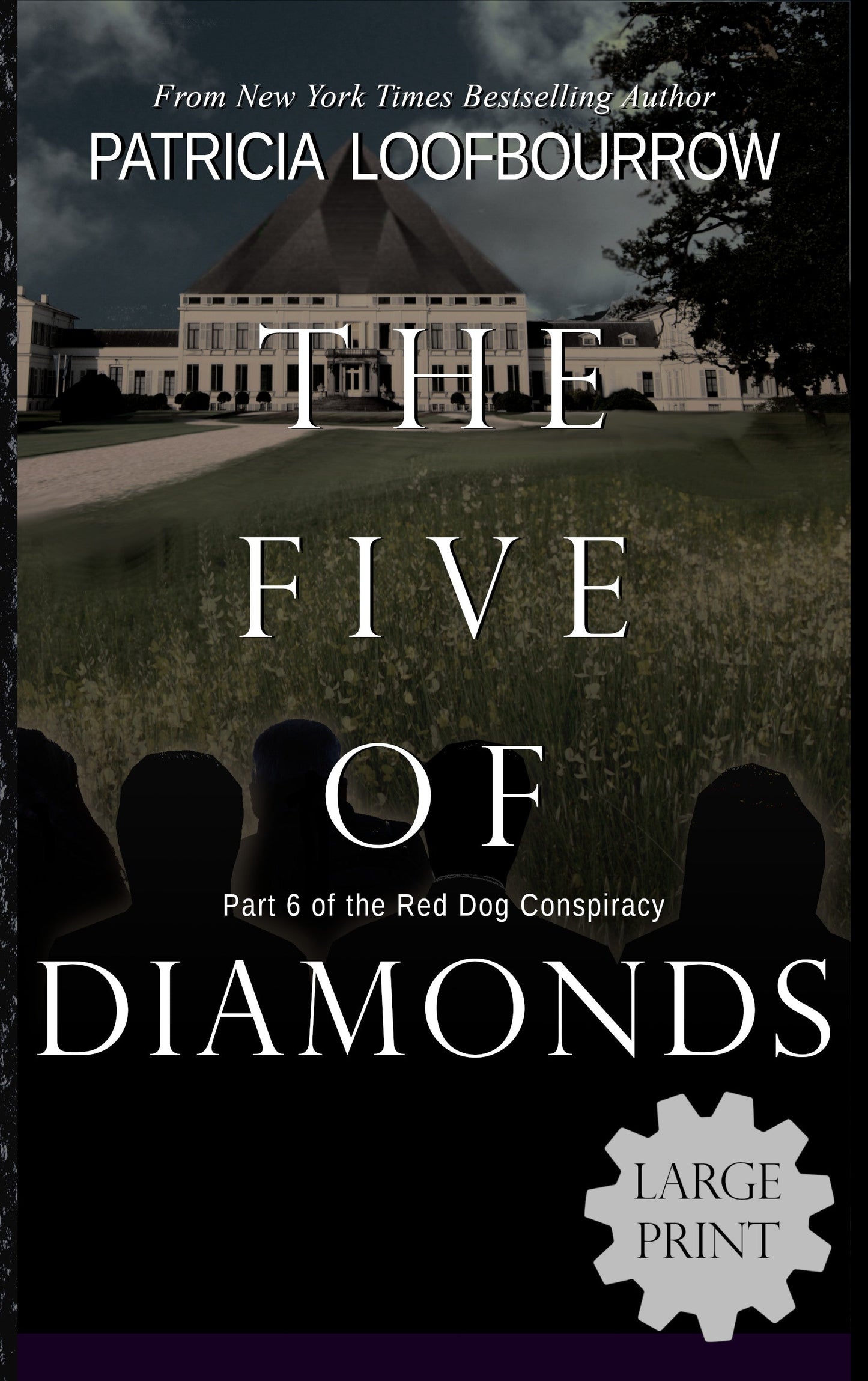 [LARGE PRINT] The Five of Diamonds [signed hardcover] - Patricia Loofbourrow