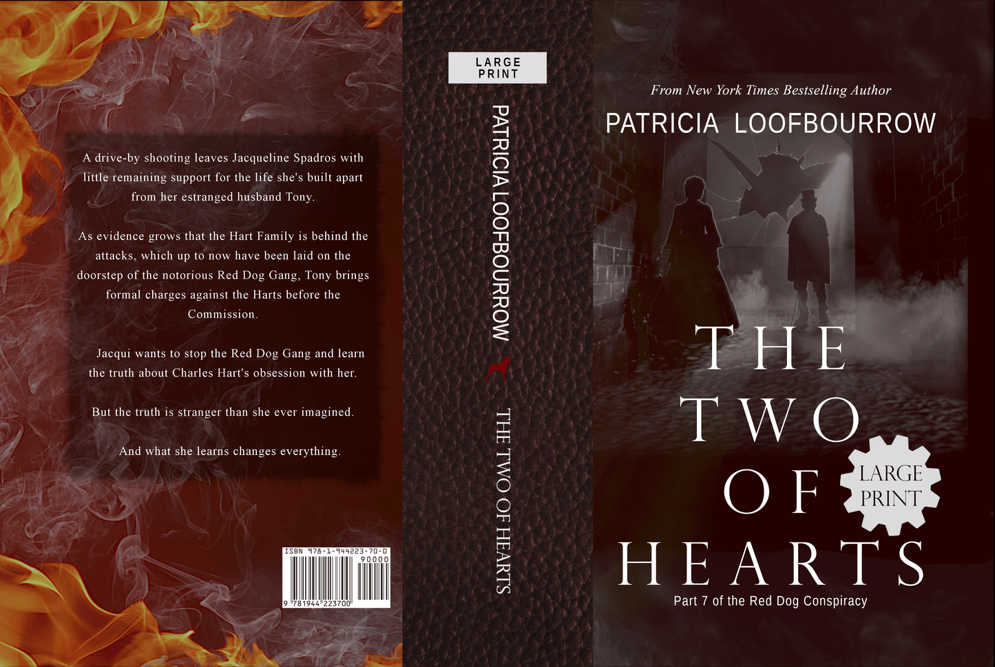 [LARGE PRINT] The Two of Hearts [signed hardcover] - Patricia Loofbourrow