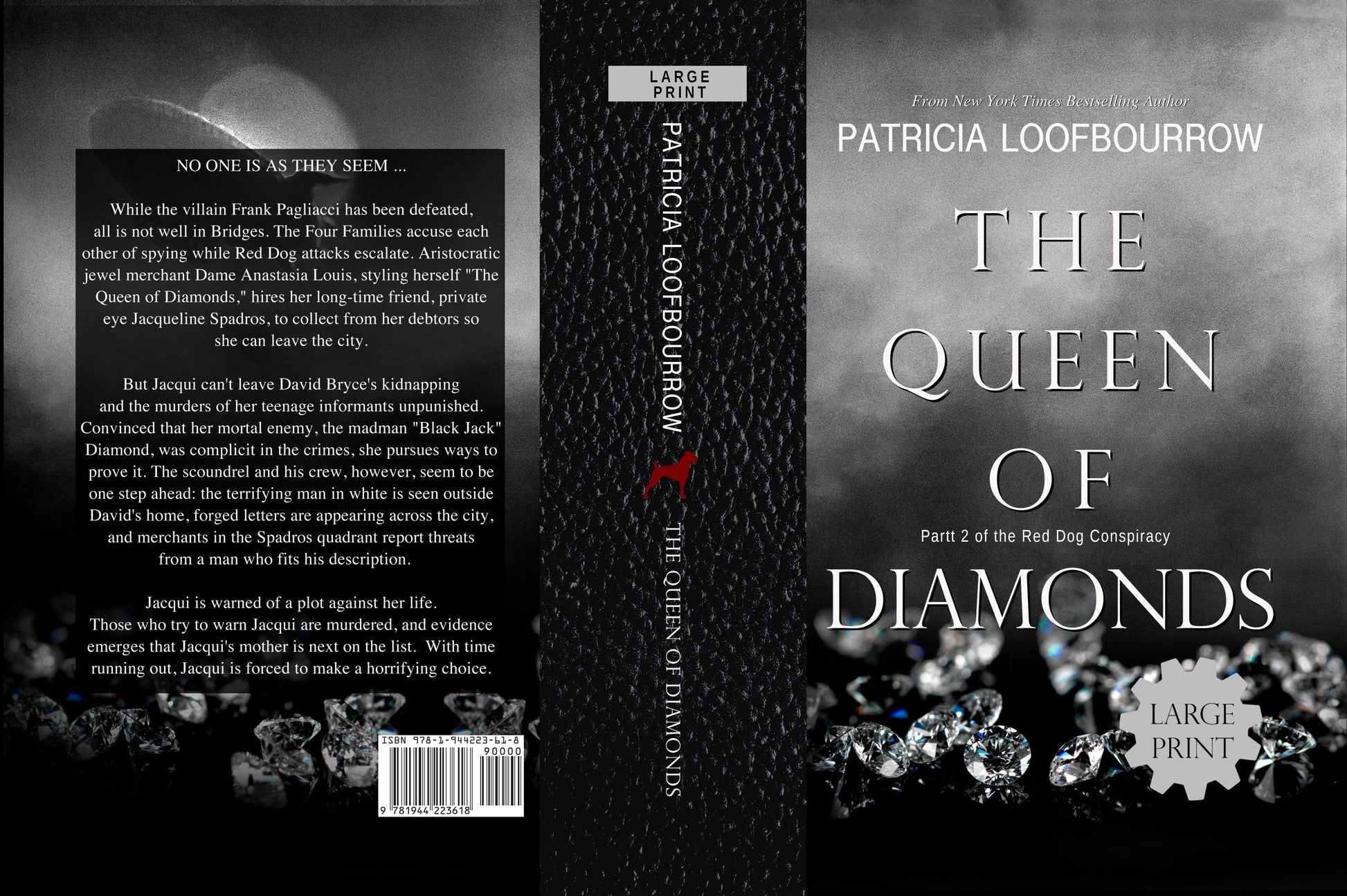 [PREORDER][LARGE PRINT] The Queen of Diamonds [Signed hardcover] - Patricia Loofbourrow