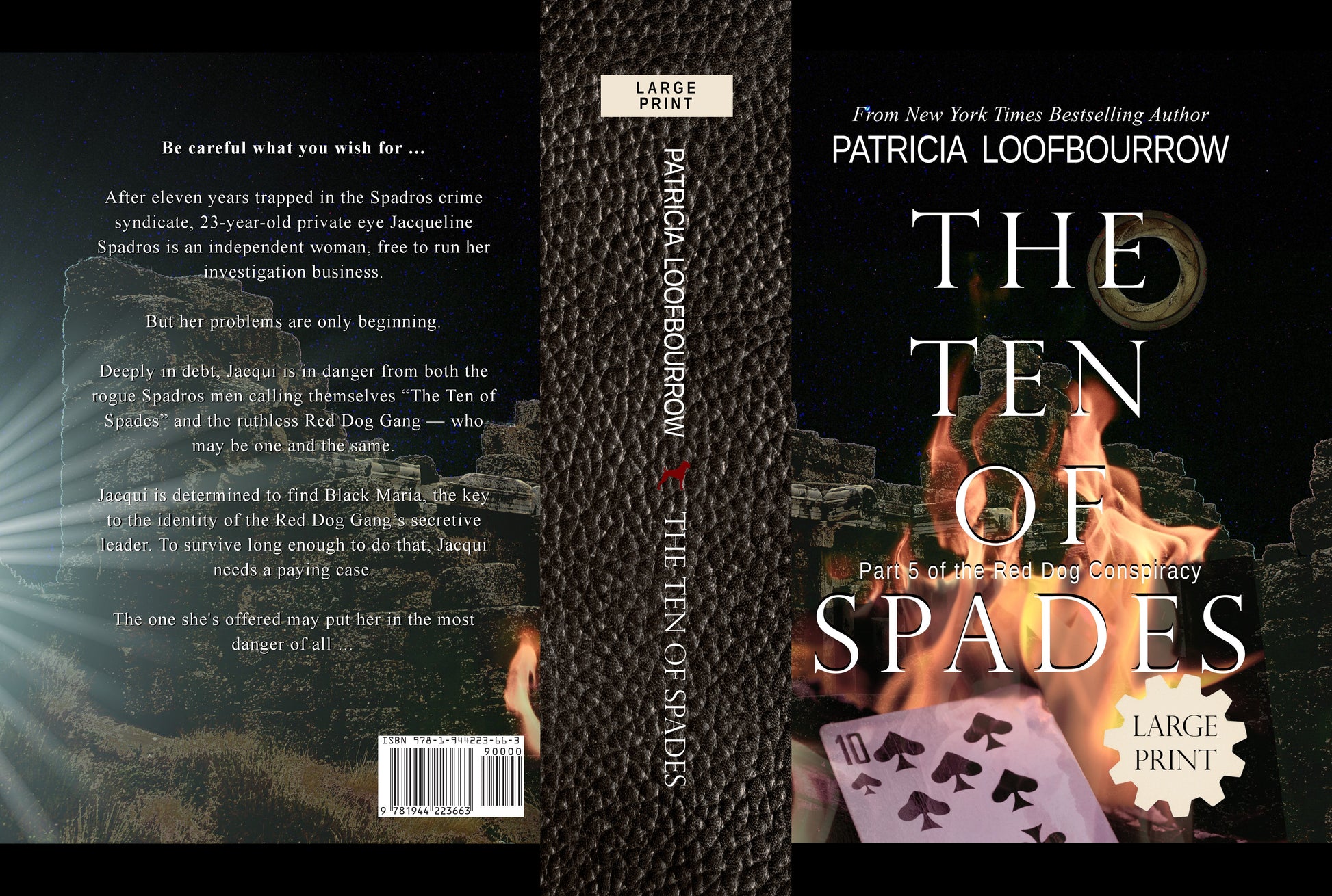 [PREORDER][LARGE PRINT] The Ten of Spades [signed hardcover] - Patricia Loofbourrow