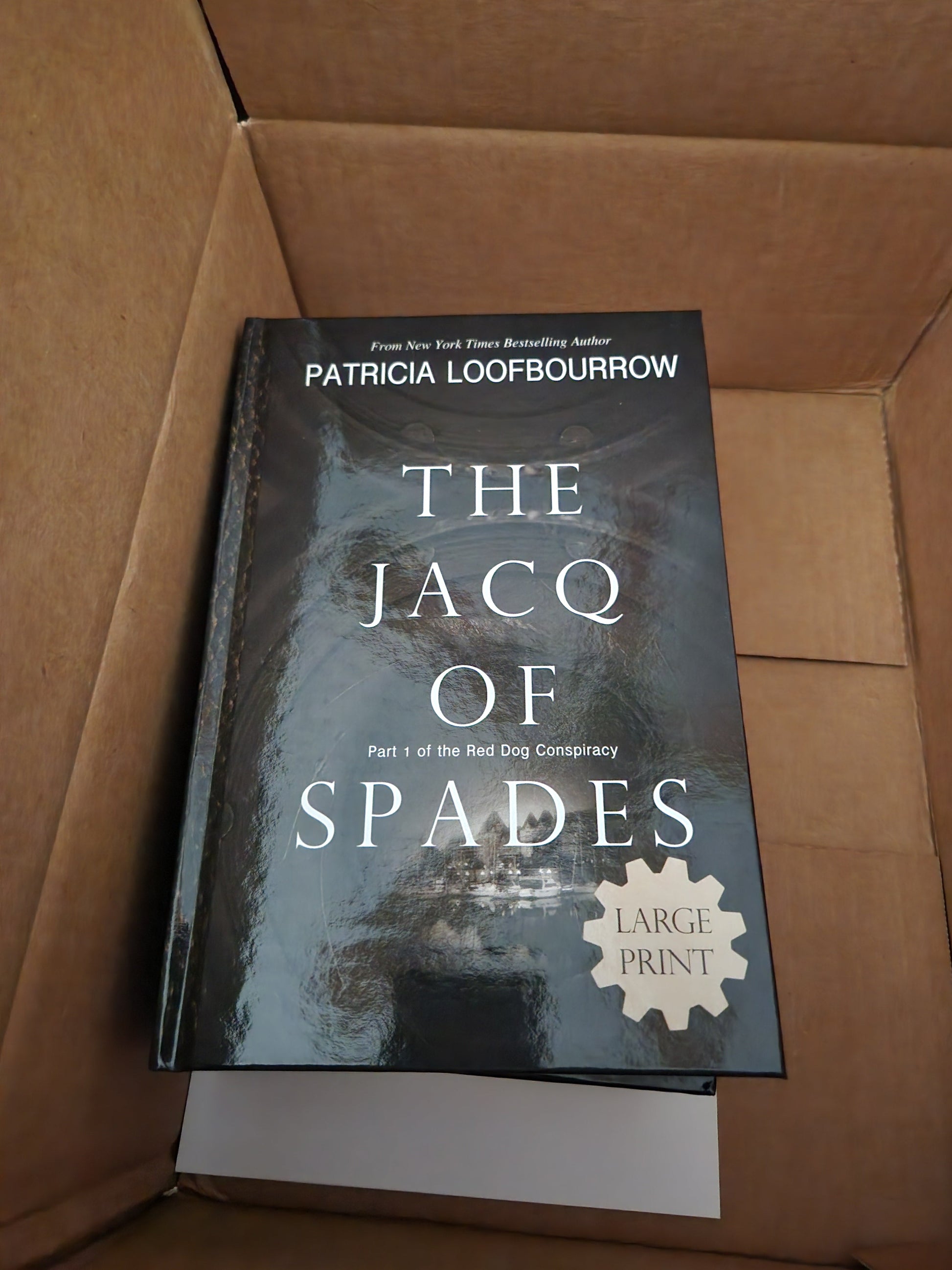 [LARGE PRINT] The Jacq of Spades (signed hardcover) - Patricia Loofbourrow