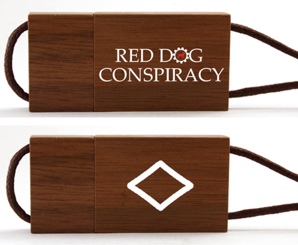 [PREORDER] 8 GB Red Dog Conspiracy Flash Drives - Patricia Loofbourrow
